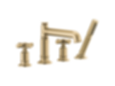 Invari® Roman Tub Faucet - Less Handles - T67476-PCLHP
