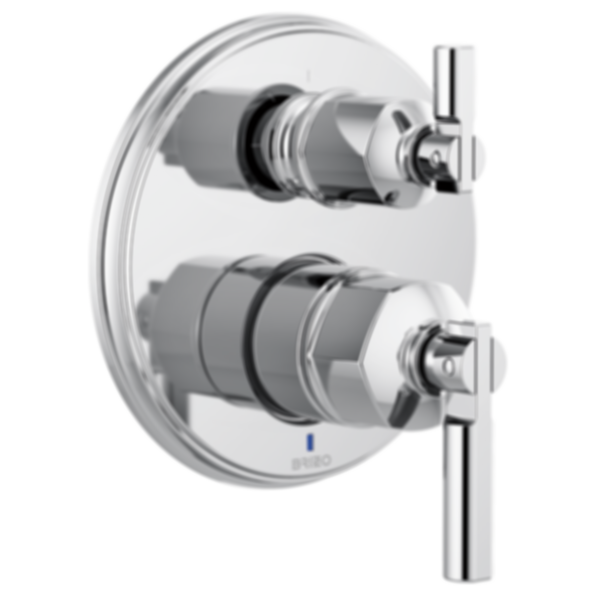 Invari® Pressure Balance Valve With Integrated 3-Function Diverter Trim - Less Handles - T75P576-PCLHP