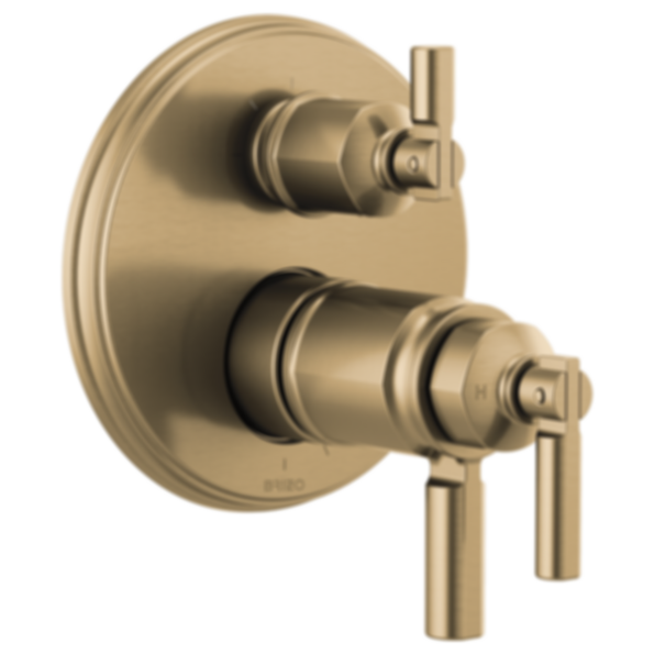 Invari® Tempassure® Thermostatic Valve With Integrated 3-Function Diverter Trim - T75576-PC