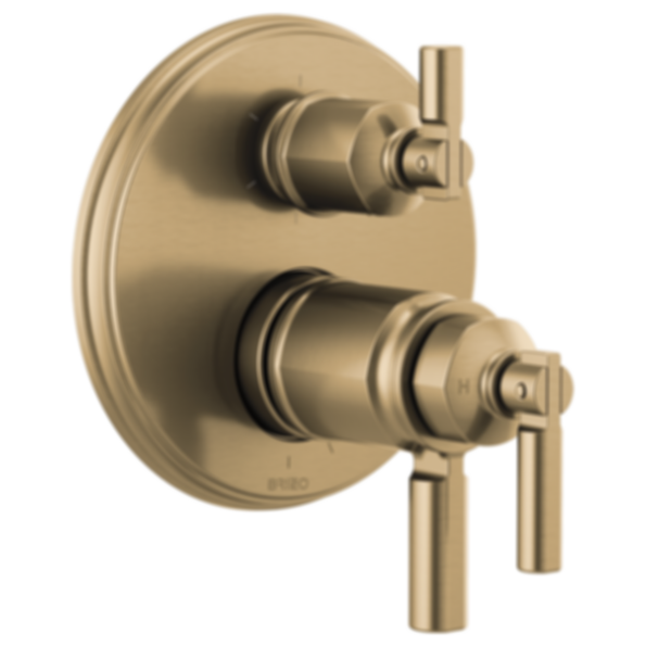 Invari® Tempassure® Thermostatic Valve With Integrated 6-Function Diverter Trim - T75676-PC