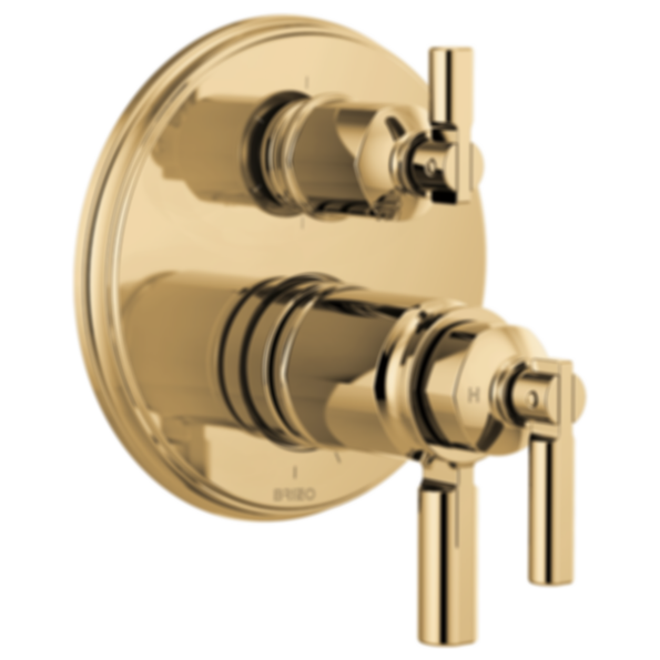 Invari® Tempassure® Thermostatic Valve With Integrated 6-Function Diverter Trim - T75676-PC