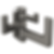 LEVOIR® Hinged Robe Hook - 693597-PC