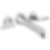 LEVOIR® Two-Handle Wall Mount Tub Filler - Less Handles - T70498-PCLHP