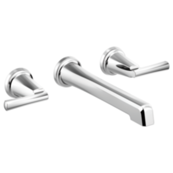 LEVOIR® Two-Handle Wall-Mount Lavatory Faucet - Less Handles 1.2 GPM - T65898LF-PCLHP-ECO