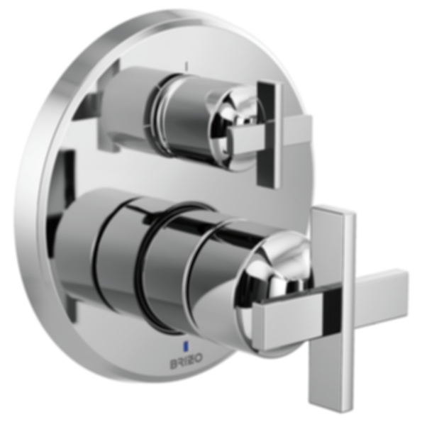 LEVOIR® Pressure Balance Valve With Integrated 3-Function Diverter Trim - Less Handles - T75P598-PCLHP