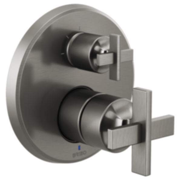 LEVOIR® Pressure Balance Valve With Integrated 3-Function Diverter Trim - Less Handles - T75P598-PCLHP
