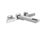 VETTIS® Two-Handle Wall Mount Lavatory Faucet With Open-Flow Spout 1.2 GPM - T65886LF-PC-ECO