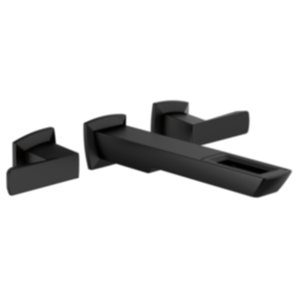 VETTIS® Two-Handle Wall Mount Lavatory Faucet With Open-Flow Spout 1.2 GPM - T65886LF-PC-ECO