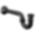 BRIZO P-Trap with Flange - BT031141-PC