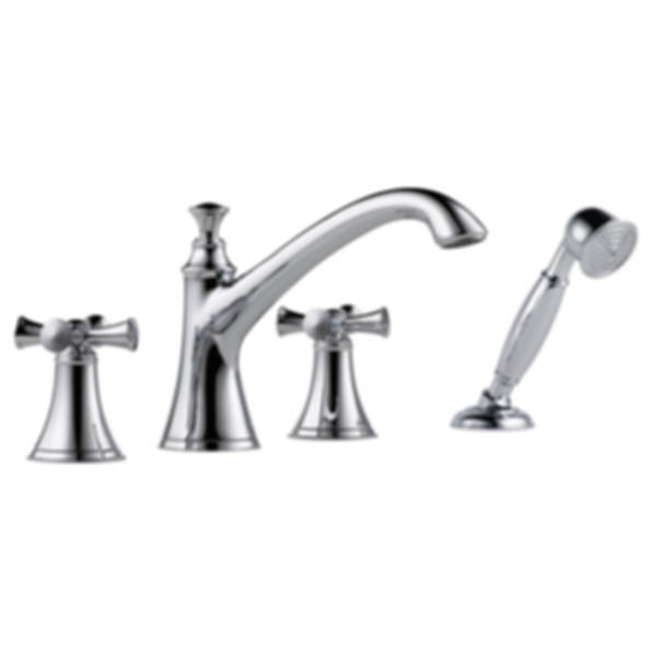 BALIZA® Roman Tub Trim with Hand Shower - Less Handles - T67405-PCLHP