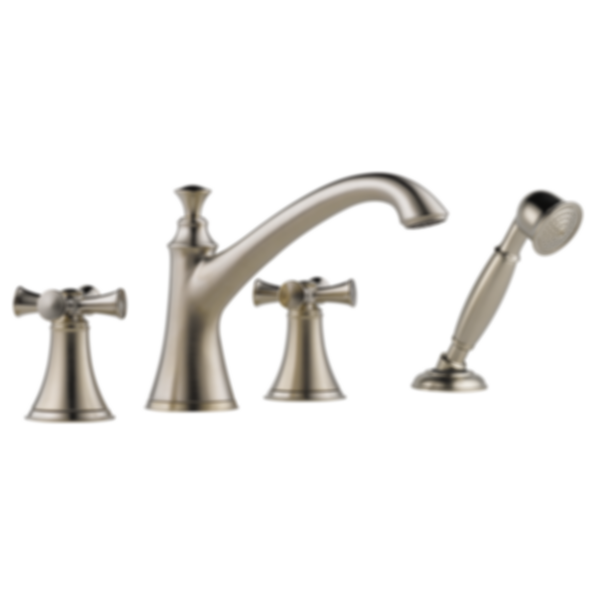 BALIZA® Roman Tub Trim with Hand Shower - Less Handles - T67405-PCLHP