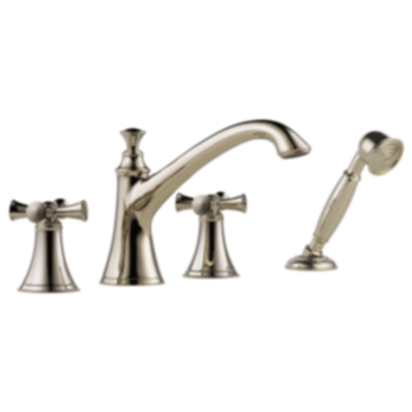 BALIZA® Roman Tub Trim with Hand Shower - Less Handles - T67405-PCLHP