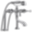 BALIZA® Two-Handle Tub Filler Trim Kit - T70305-PC