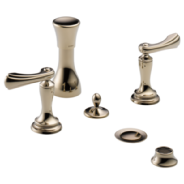 CHARLOTTE® 4-Hole Mount Bidet Faucet with Vacuum Breaker - Less Handles - 68485-PCLHP