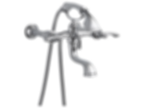 CHARLOTTE® Two Handle Tub Filler Trim Kit Deck Mount - T70385-PC