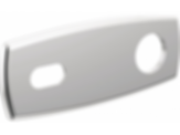 ALLARIA™ Single Hole, Two Handle Wallmount Lavatory Back Plate - 696767-PC