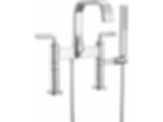 ALLARIA™ Two-Handle Tub Filler Trim Kit with Twist Lever Handles - Deck Mount - T70367-PC