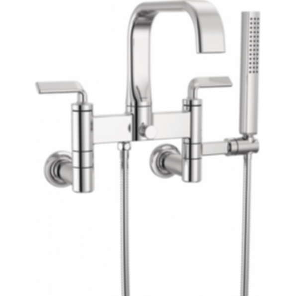 ALLARIA™ Two-Handle Tub Filler Trim Kit with Twist Lever Handles - Wall Mount - T70367-PC