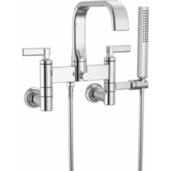 ALLARIA™ Two-Handle Tub Filler Trim Kit with Lever Handles - Wall Mount - T70368-PC