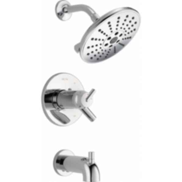 TRINSIC® TempAssure® 17T Series H2Okinetic® Tub & Shower Trim - T17T459-H2O