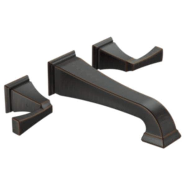 DRYDEN Two Handle Wall Mount Bathroom Faucet Trim - T3551LF-WL