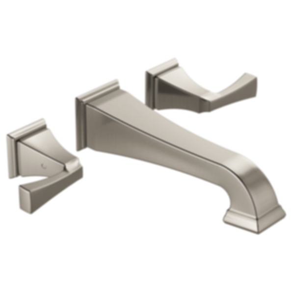 DRYDEN Two Handle Wall Mount Bathroom Faucet Trim - T3551LF-WL