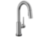 TRINSIC Single Handle Pull-Down Bar/Prep Faucet with Touch2O Technology - 9959T-DST