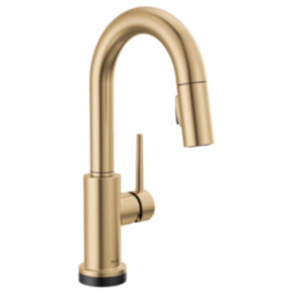 TRINSIC Single Handle Pull-Down Bar/Prep Faucet with Touch2O Technology - 9959T-DST