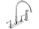 CASSIDY Two Handle Kitchen Faucet With Spray - 2497LF