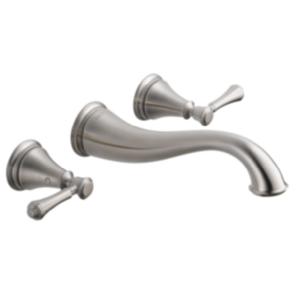 CASSIDY Two Handle Wall Mount Bathroom Faucet Trim - T3597LF-WL
