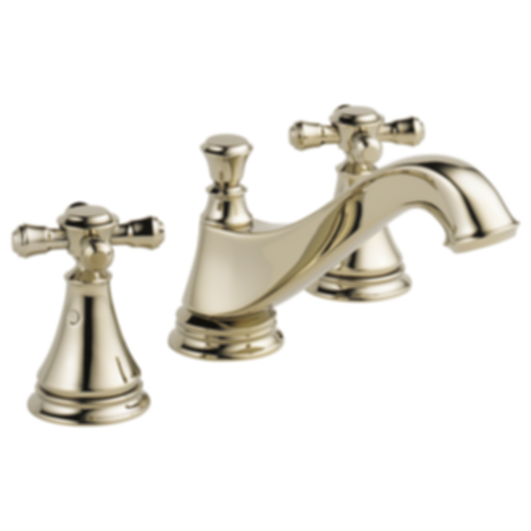 CASSIDY Two Handle Widespread Bathroom Faucet - Low Arc Spout - Less Handles - 3595LF-MPU-LHP