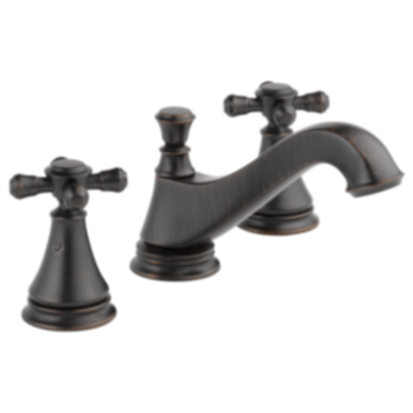 CASSIDY Two Handle Widespread Bathroom Faucet - Low Arc Spout - Less Handles - 3595LF-MPU-LHP