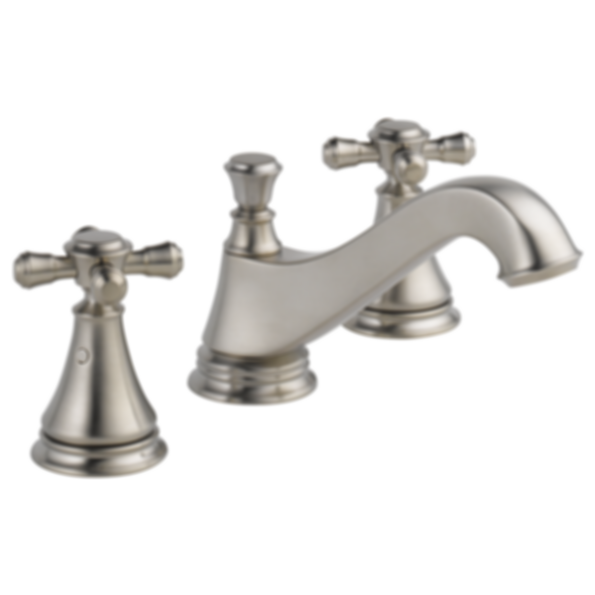 CASSIDY Two Handle Widespread Bathroom Faucet - Low Arc Spout - Less Handles - 3595LF-MPU-LHP