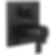 ARA Angular Modern TempAssure 17T Series Valve Trim With 3-Setting Integrated Diverter - T27T867