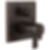 ARA Angular Modern TempAssure 17T Series Valve Trim With 3-Setting Integrated Diverter - T27T867