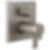 ARA Angular Modern TempAssure 17T Series Valve Trim With 3-Setting Integrated Diverter - T27T867