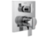 ARA Angular Modern Monitor 17 Series Valve Trim With 6-Setting Integrated Diverter - T27967