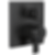 ARA Angular Modern Monitor 17 Series Valve Trim With 6-Setting Integrated Diverter - T27967