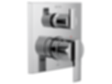 ARA Angular Modern Monitor 14 Series Valve Trim With 3-Setting Integrated Diverter - T24867