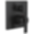 ARA Angular Modern Monitor 14 Series Valve Trim With 3-Setting Integrated Diverter - T24867