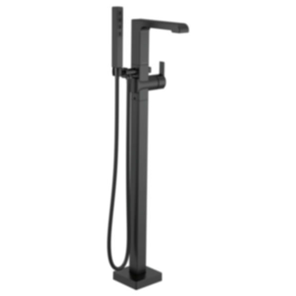 ARA Single Handle Floor Mount Tub Filler Trim With Hand Shower - T4767-FL