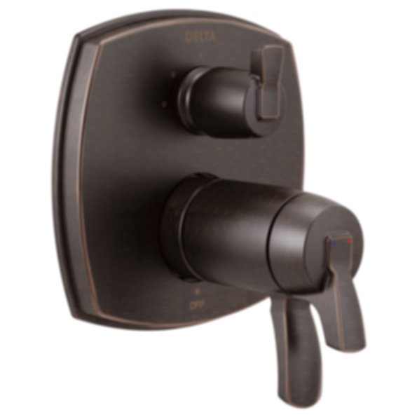 STRYKE 17 Thermostatic Integrated Diverter Trim With Three Function Diverter Less Diverter Handle  - T27T876-PR-LHP
