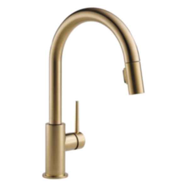 TRINSIC Single Handle Pull-Down Kitchen Faucet - 9159-DST