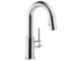 TRINSIC Single Handle Pull-Down Bar/Prep Kitchen Limited Swivel - 9959-LS-DST