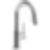 TRINSIC Single Handle Pull-Down Bar/Prep Kitchen Limited Swivel - 9959-LS-DST