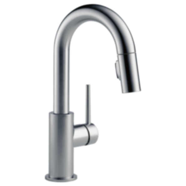 TRINSIC Single Handle Pull-Down Bar/Prep Kitchen Limited Swivel - 9959-LS-DST