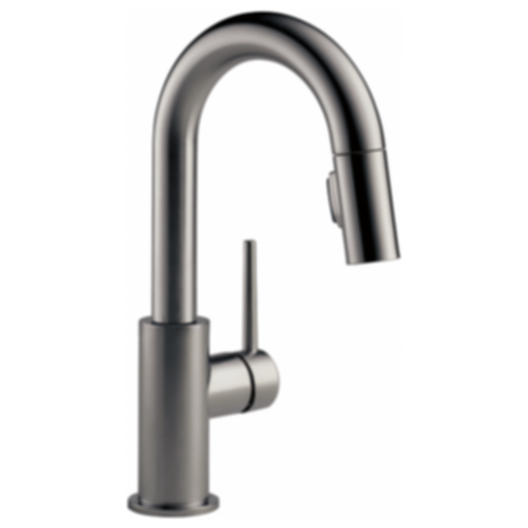 TRINSIC Single Handle Pull-Down Bar/Prep Kitchen Limited Swivel - 9959-LS-DST