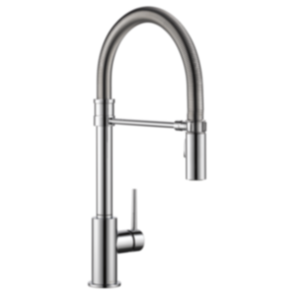 TRINSIC® Single-Handle Pull-Down Spring Kitchen Faucet - 9659-DST