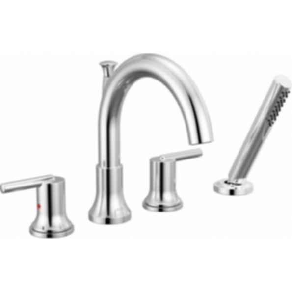 TRINSIC® Roman Tub Trim with Arc Spout, Lever Handles and Hand Shower - T4759
