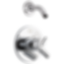 TRINSIC Monitor 17 Series Shower Trim - No Shower Head - T17259-LHD